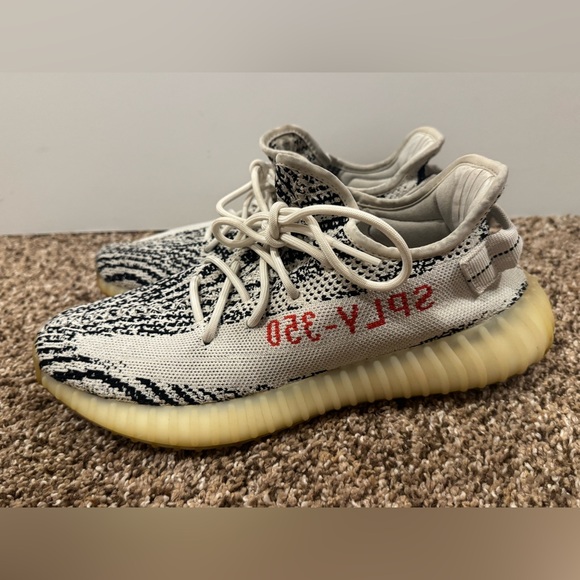 adidas Other - ⭐️ AUTHENTIC ADIDAS YEEZY SPLY 350 ZEBRA SIZE MENS 9.5 ⭐️